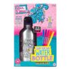 Just My Style Color Your Own Water Bottle, Includes Markers & Gemstones, Personalized Craft Kit for Kids, DIY Decorating, Gift for Girls