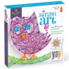 Craft-tastic DIY String Art Craft Kit for Kids - Owl Series, Large