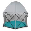 Summer Pop 'n Play SE Hex Playard, 6-Sided, Aqua Sugar Color