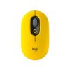 Logitech POP Mouse - Wireless Mouse with Customizable Emojis, SilentTouch Technology, Precision/Speed Scroll, Bluetooth, Multi-Device, Blast Yellow