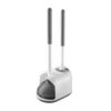 Eyliden 2-in-1 Toilet Plunger and Brush Set with Holder, White