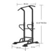 Soges Adjustable Power Tower - Home Strength Training Fitness Station