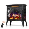 Electric Fireplace Heater 25" with Remote Control