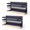 Magnetic Spice Rack Organizer for Refrigerator, 2 Pack