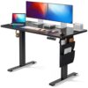 Marsail Adjustable Height Standing Desk with Storage Bag - 48x24 Inch
