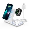 Wireless Charger Station for Apple Devices: iWatch 7/6/SE/5/4/3/2, Airpods 3/2/pro, iPhone 13/12/11 (Pro, Pro Max)/XS/XR/XS/X/8(Plus)