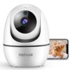 Netvue Indoor Camera, 1080P WiFi Pet Camera with 2-Way Audio, Night Vision, and AI Human Detection