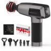 Wutsar 2023 Massage Gun - Portable Handheld Muscle Massager for Pain Relief, Black