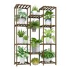 Bamworld Plant Stand - Outdoor/Indoor Hanging Shelf for Multiple Plants