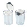 Progressive International ProKeeper Seasoning Keeper Spice Containers, Clear (2 Pack)