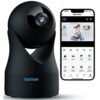 Owltron 1080P Pet Camera with Pan Tilt, Wi-Fi Home Security Indoor Camera for Pets, Motion Detection, Night Vision, 2-Way Audio, Alexa-Compatible