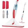 Spray Mop for Floor Cleaning with Refillable Bottle and Microfiber Pads - Home or Commercial Use