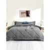 SLEEP ZONE Reversible Cooling Comforter - Queen Size, Grey