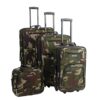 Rockland Journey Softside Upright Luggage Set, Camouflage, 4-Piece