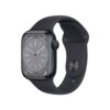 Apple Watch Series 8 [GPS 41mm] Smart Watch with Aluminum Case and Sport Band - Midnight. Fitness Tracker, Blood Oxygen & ECG Apps, Always-On Retina Display, Water Resistant