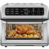 Chefman 12-in-1 Air Fryer Toaster Oven Combo with Probe Thermometer - Stainless Steel, 20QT