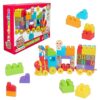 CoComelon Stacking Train Building Block Set with JJ and TomTom Figures - 40 Pieces, Color and Number Recognition - by Just Play