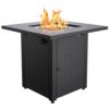 Zeta 1 28in Propane Fire Pit Table - 50,000BTU Outdoor Gas Fire Pit
