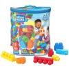 Fisher-Price Toddler Block Toys, Big Building Bag with 80 Pieces, Blue (Age 1+)