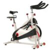 Indoor Cycling Exercise Bike with Clip-In Pedals
