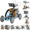 Sillbird STEM 12-in-1 Solar Robot Toys - DIY Science Experiment Kit for Kids 8-10+