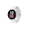 SAMSUNG Galaxy Watch 5 - Bluetooth Smartwatch with Health Tracker, Enhanced GPS, Silver Bezel and White Band