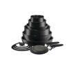 Prime Member Deal: T-fal Ingenio Nonstick Cookware Set 14 Piece - Induction, Stackable, Detachable Handle, Oven/Broil/Dishwasher Safe - Onyx Black