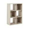 Ashley Socalle 6 Cube Storage Organizer/Bookcase, Whitewash