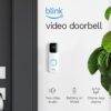 Blink Video Doorbell | Two-way audio, HD video, motion alerts, Alexa enabled (White)