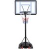 Portable Basketball Hoop Backboard System - Adjustable Height 7.2-9.2ft - Youth Basketball Set