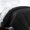 Beckham Hotel Collection King/Cal King Size Comforter - Black