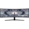 Prime Member Deal: Samsung 49" Odyssey G9 Gaming Monitor, Curved Screen, QLED, Dual QHD Display, 240Hz, G-SYNC and FreeSync Premium Pro, LC49G95TSSNXZA, Black