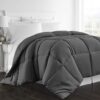 Beckham Hotel Collection 1300 Series Down Alternative Comforter - Full/Queen - Gray