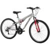 Prime Member Deal: Huffy 21-Speed Dual Suspension Mountain Bike, 26-inch, Gray