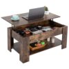 FDW Lift Top Coffee Table (Brown)