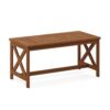 Furinno Tioman Coffee Table, X-Leg, Natural