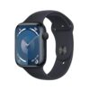 Apple Watch Series 9 [GPS 45mm] Smartwatch with Midnight Aluminum Case and Midnight Sport Band S/M