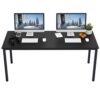 DlandHome 63" X-Large Computer Desk, Black Walnut, 1 Pack