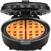 Chefman Belgian Waffle Maker with Shade Selector, Temperature Control, Nonstick Plates, Black