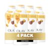 Olay Ultra Rich Moisture Body Wash with Shea Butter, 22oz (4-Pack)