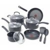 T-fal Ultimate Hard Anodized Nonstick Cookware Set 12 Piece