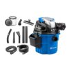 Vacmaster VWM510 5-Gallon Remote Control Wall Mount Shop Vacuum, Blue