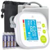 Digital Blood Pressure Monitor with Cuff, Bag, Batteries - Measures BP & Pulse