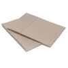 Amazon Basics Microfiber Pillowcase, Standard Size, Taupe - Pack of 2