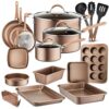 NutriChef 20-Piece Nonstick Cookware Set