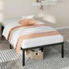 ZINUS Yelena 14" Metal Platform Bed Frame, Steel Slat Support, No Box Spring Needed, Twin