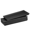 Matte Black Ceramic Serving Platters (Set of 4)