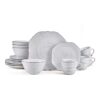 Prime Member Deal: Pfaltzgraff Isabella 16 Piece Dinnerware Set, Gray