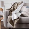 Prime Member Deal: Amazon Basics Ultra-Soft Sherpa Blanket, King Size, Taupe