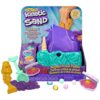 Kinetic Sand Mermaid Crystal Playset - 1.06lbs Play Sand + Gold Shimmer Sand + Storage & Tools - Sensory Toys for Kids 3+